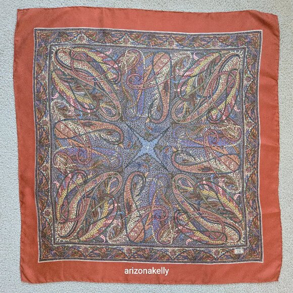 Liberty of London Accessories - Vintage Liberty Silk Scarf Hand Rolled